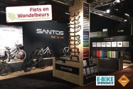 Santos op fiets en wandelbeurs